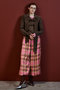 【予約販売】Satin Check Easy Pants/サテンチェックイージーパンツ メゾンスペシャル/MAISON SPECIAL