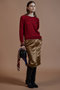 Layered Multi-Fabric Midi Skirt/レイヤードマルチファブリックミモレスカート メゾンスペシャル/MAISON SPECIAL