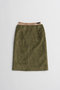 Layered Multi-Fabric Midi Skirt/レイヤードマルチファブリックミモレスカート メゾンスペシャル/MAISON SPECIAL GRN(グリーン)