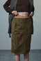 Layered Multi-Fabric Midi Skirt/レイヤードマルチファブリックミモレスカート メゾンスペシャル/MAISON SPECIAL