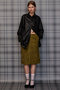 Layered Multi-Fabric Midi Skirt/レイヤードマルチファブリックミモレスカート メゾンスペシャル/MAISON SPECIAL
