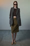 Layered Multi-Fabric Midi Skirt/レイヤードマルチファブリックミモレスカート メゾンスペシャル/MAISON SPECIAL