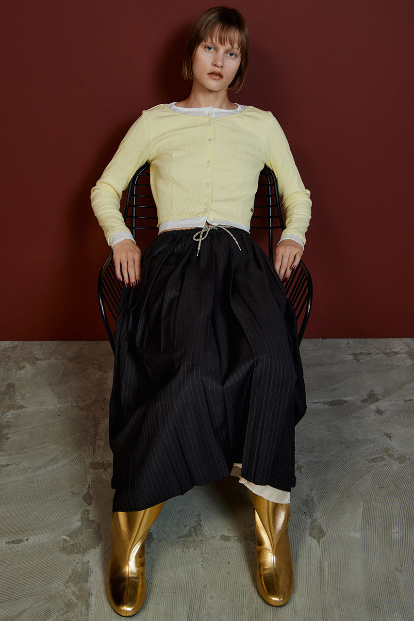 スカート maison special skirt MAISON SPECIAL(メゾンスペシャル)｜【予約販売】Waist Drawstring