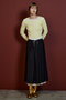 【予約販売】Waist Drawstring Pleated Skirt/ウエストドローストリングプリーツスカート メゾンスペシャル/MAISON SPECIAL