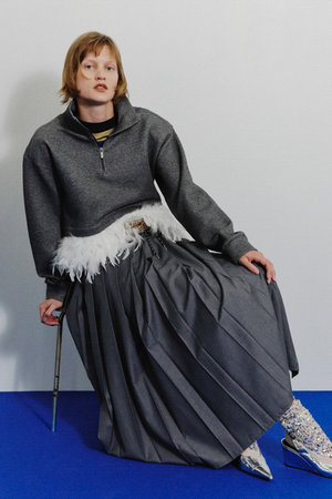 メゾンスペシャル/MAISON SPECIALの【予約販売】Waist Drawstring Pleated Skirt/ウエストドローストリングプリーツスカート(110700/110703)