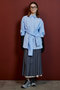 【予約販売】Waist Drawstring Pleated Skirt/ウエストドローストリングプリーツスカート メゾンスペシャル/MAISON SPECIAL