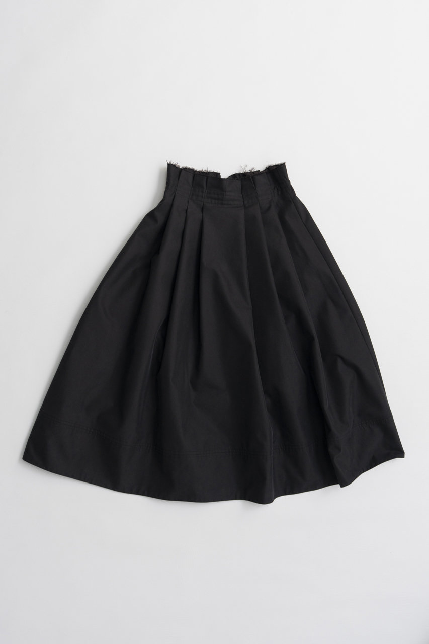 メゾンスペシャル/MAISON SPECIALの【予約販売】Wide Tuck Volume Skirt/ワイドタックボリュームスカート(BLK(ブラック)/21262516002)