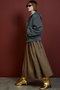 【予約販売】Wide Tuck Volume Skirt/ワイドタックボリュームスカート メゾンスペシャル/MAISON SPECIAL