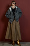 【予約販売】Wide Tuck Volume Skirt/ワイドタックボリュームスカート メゾンスペシャル/MAISON SPECIAL