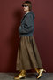 【予約販売】Wide Tuck Volume Skirt/ワイドタックボリュームスカート メゾンスペシャル/MAISON SPECIAL