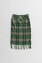 【予約販売】Check Fringe Skirt/チェックフリンジスカート メゾンスペシャル/MAISON SPECIAL GRN(グリーン)