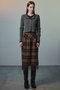 【予約販売】Check Fringe Skirt/チェックフリンジスカート メゾンスペシャル/MAISON SPECIAL