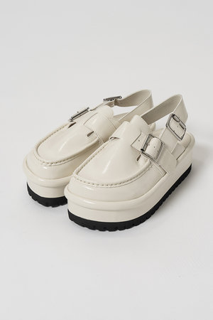 メゾンスペシャル/MAISON SPECIALのVolume Sole Slingback Mules/ボリュームソールスリングバックミュール(130200/130201)