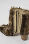 Fur-Like Square Short Boots/ファーライクスクエアショートブーツ メゾンスペシャル/MAISON SPECIAL