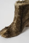 Fur-Like Square Short Boots/ファーライクスクエアショートブーツ メゾンスペシャル/MAISON SPECIAL