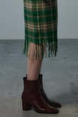 Multi-Fabric Square Short Boots/マルチファブリックスクエアショートブーツ
