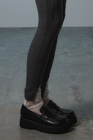 メゾンスペシャル/MAISON SPECIALの2WAY Stud Loafers/2WAYスタッズローファー(130400/130403)