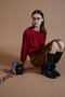Round-Toe Wide Long Boots/ラウンドトゥワイドロングブーツ メゾンスペシャル/MAISON SPECIAL
