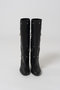 Round-Toe Pierced Wide Long Boots/ラウンドトゥピアスワイドロングブーツ メゾンスペシャル/MAISON SPECIAL