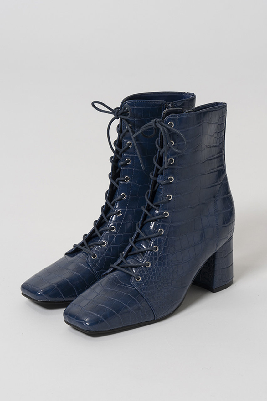 メゾンスペシャル/MAISON SPECIALのLace-Up Short Boots/レースアップショートブーツ(BLU(ブルー)/21262565511)