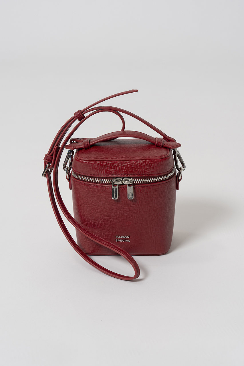 メゾンスペシャル/MAISON SPECIALのSquare Vanity Bag/スクエアバニティバッグ(RED(レッド)/21262615502)