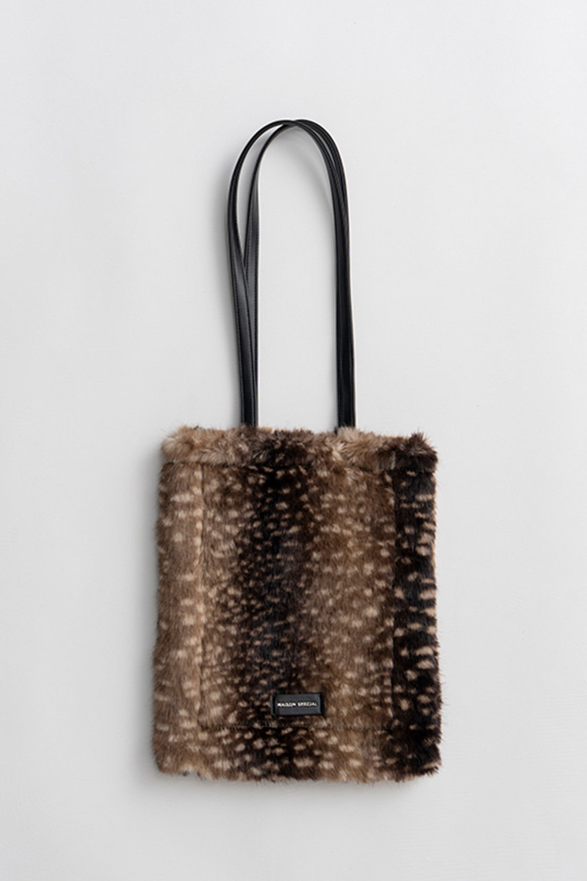 メゾンスペシャル/MAISON SPECIALの【予約販売】MS Basic Fur Tote Bag/MSベーシックファートートバッグ(MLT1(マルチカラー)/21262615505)