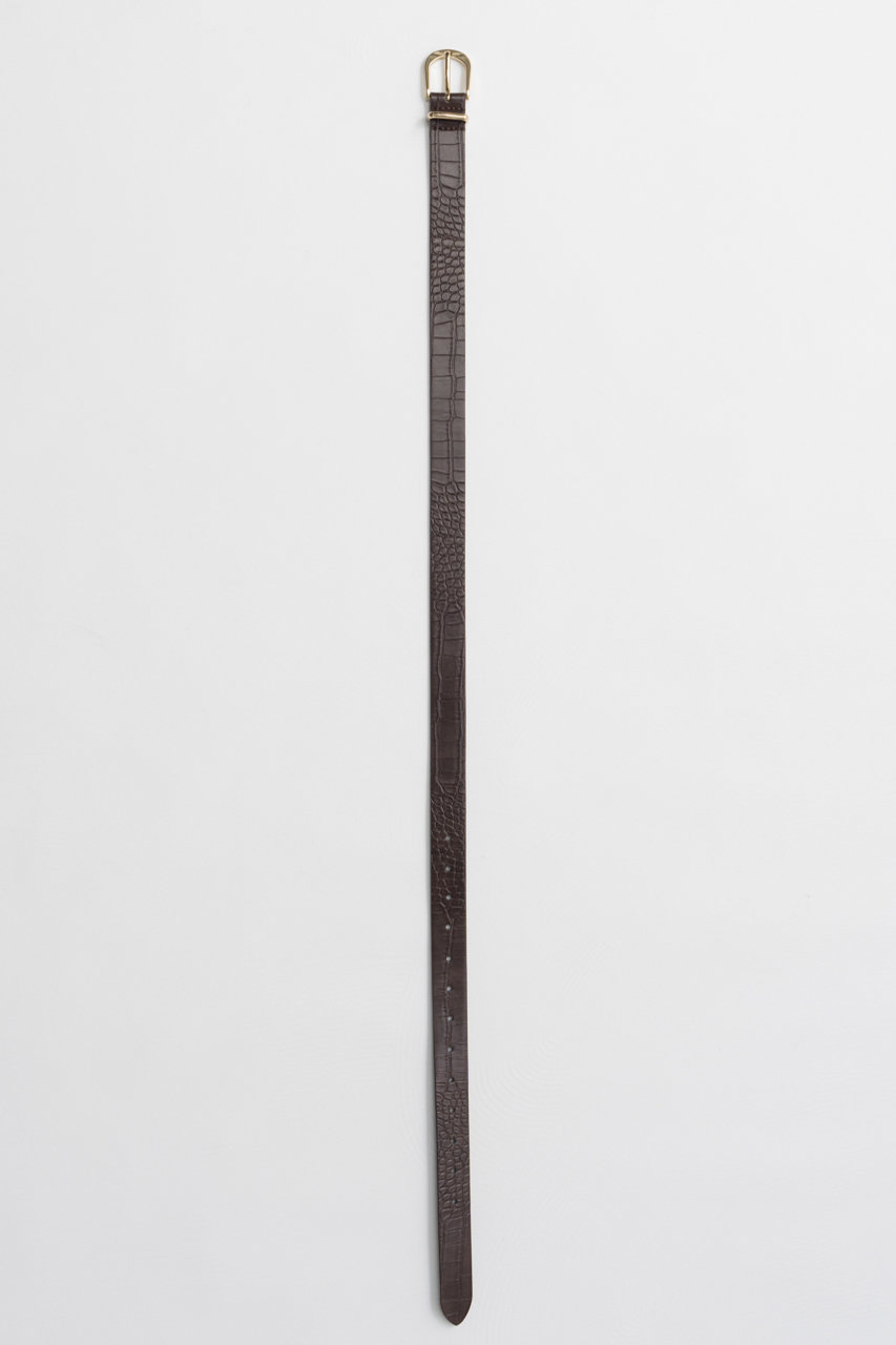 メゾンスペシャル/MAISON SPECIALの【予約販売】Croc Belt/クロコベルト(BRN(ブラウン)/21262665302)