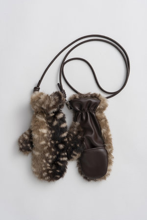 メゾンスペシャル/MAISON SPECIALの【予約販売】Fur Mittens/ファーミトン(140600/140601)