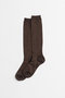 MS Logo Sheer Socks/MSロゴシアーソックス メゾンスペシャル/MAISON SPECIAL BRN(ブラウン)