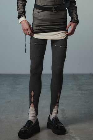 メゾンスペシャル/MAISON SPECIALの【予約販売】2WAY Knit Tights/2WAYニットタイツ(140700/140703)