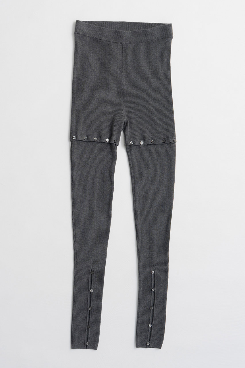 メゾンスペシャル/MAISON SPECIALの【予約販売】2WAY Knit Tights/2WAYニットタイツ(GRY(グレー)/21262666001)
