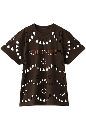 メゾンスペシャル/MAISON SPECIALのLaser-Cut Motif Logo T-Shirt/レーザーカットモチーフロゴTEE(110100/110102)