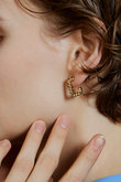 Twist Square Earrings/ツイストスクエアピアス