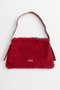 【予約販売】Fur Like Square Tote Bag/ファーライクスクエアトートバッグ メゾンスペシャル/MAISON SPECIAL RED(レッド)