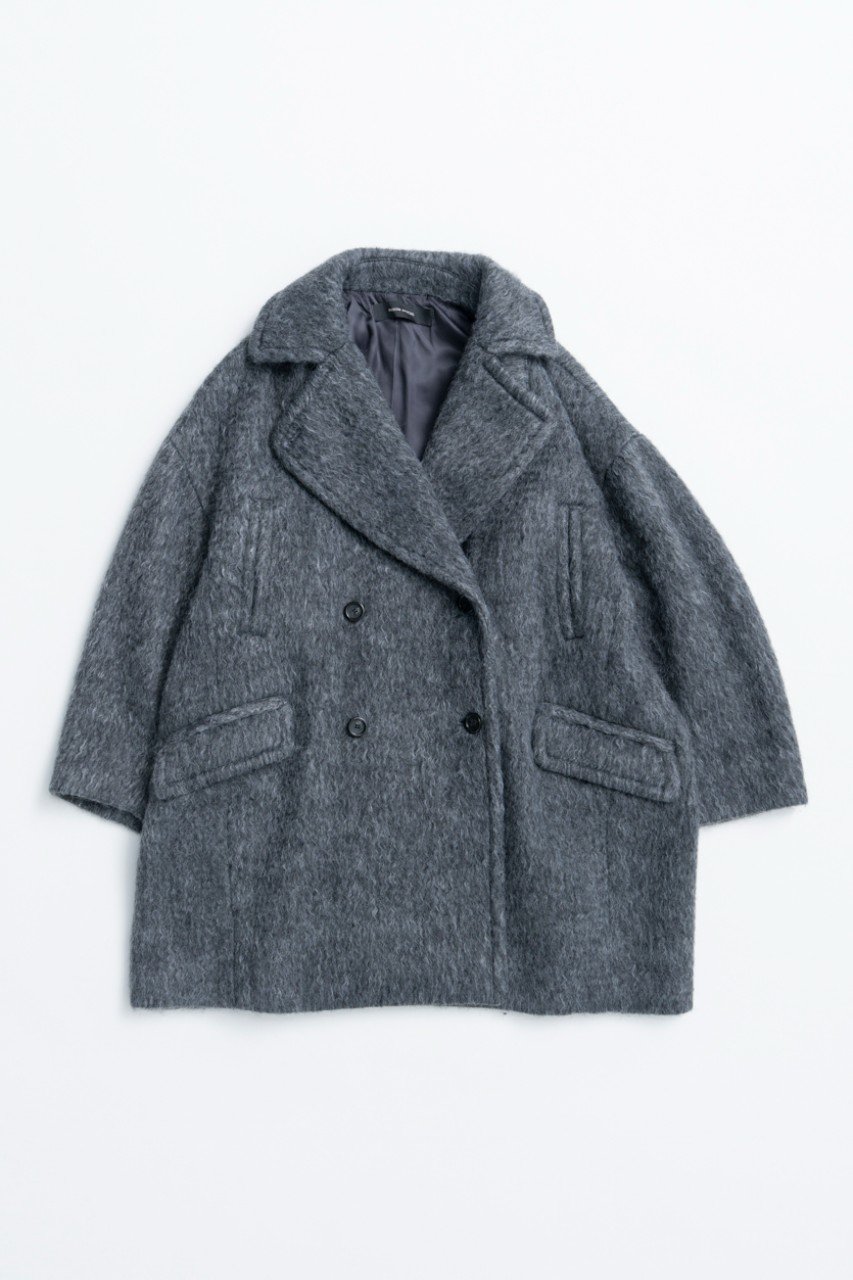 MAISON SPECIAL Mohair Shaggy Coat / モヘアシャギーコート (GRY(グレー), FREE) メゾンスペシャル ELLE SHOP