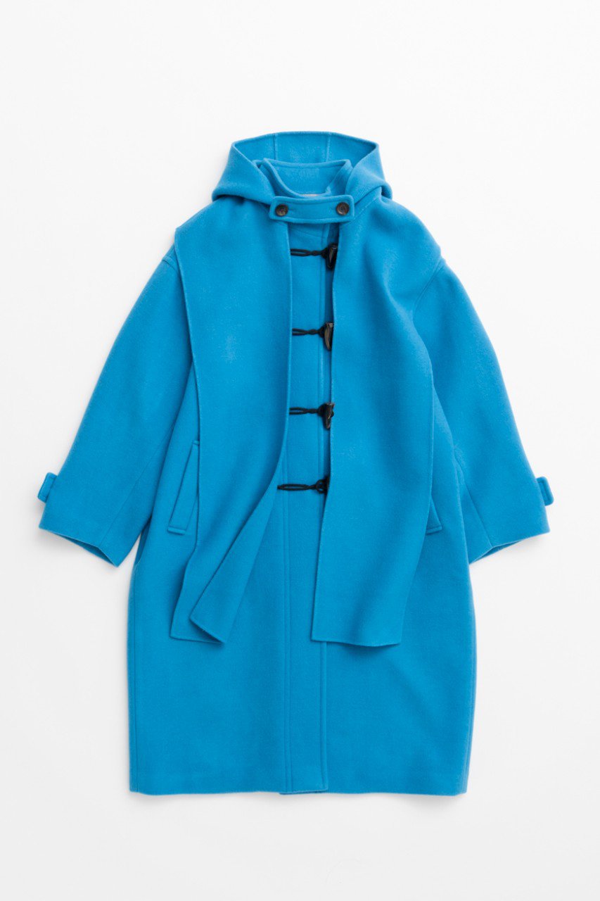 MAISON SPECIAL Duffle Muffler Coat / ダッフルマフラーコート (BLU(ブルー), FREE) メゾンスペシャル ELLE SHOP