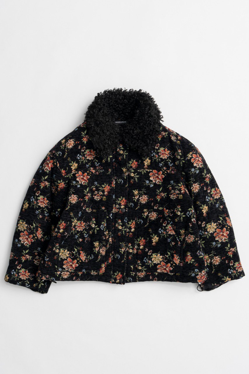 MAISON SPECIAL 2WAY Collar Puffer Blouson /2WAYカラーパッファーブルゾン (BLK(ブラック), FREE) メゾンスペシャル ELLE SHOP