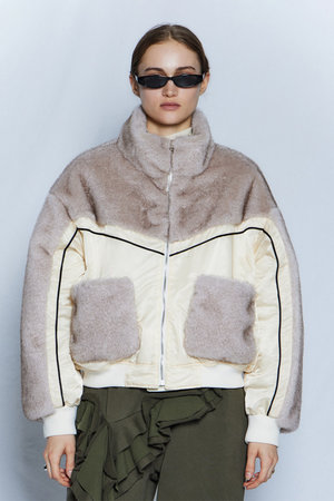 メゾンスペシャル/MAISON SPECIALの【予約販売】Reversible Fur Blouson / リバーシブルファーブルゾン(110800/110802)