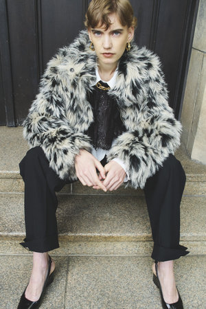 メゾンスペシャル/MAISON SPECIALの【予約販売】Middle Volume Fur Coat / ミドルボリュームファーコート(110900/110902)