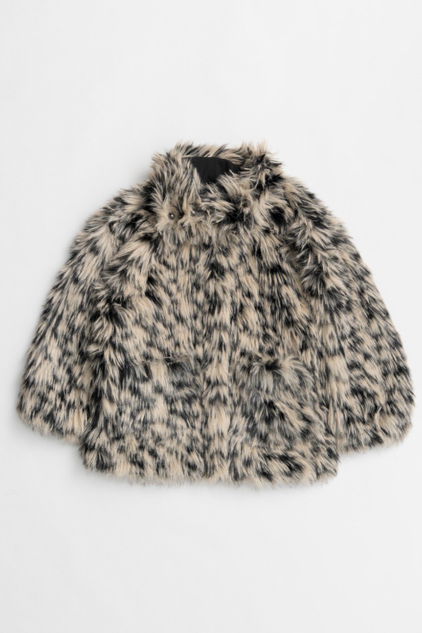 MAISON SPECIAL Middle Volume Fur Coat / ミドルボリュームファーコート (MLT1(マルチカラー), FREE) メゾンスペシャル ELLE SHOP