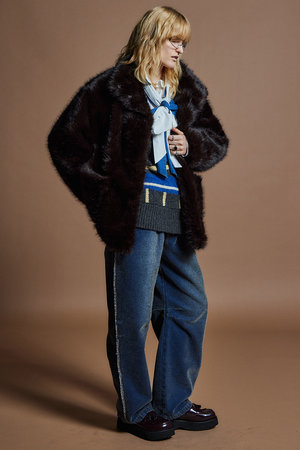 メゾンスペシャル/MAISON SPECIALの【予約販売】Middle Volume Fur Coat / ミドルボリュームファーコート(110900/110902)