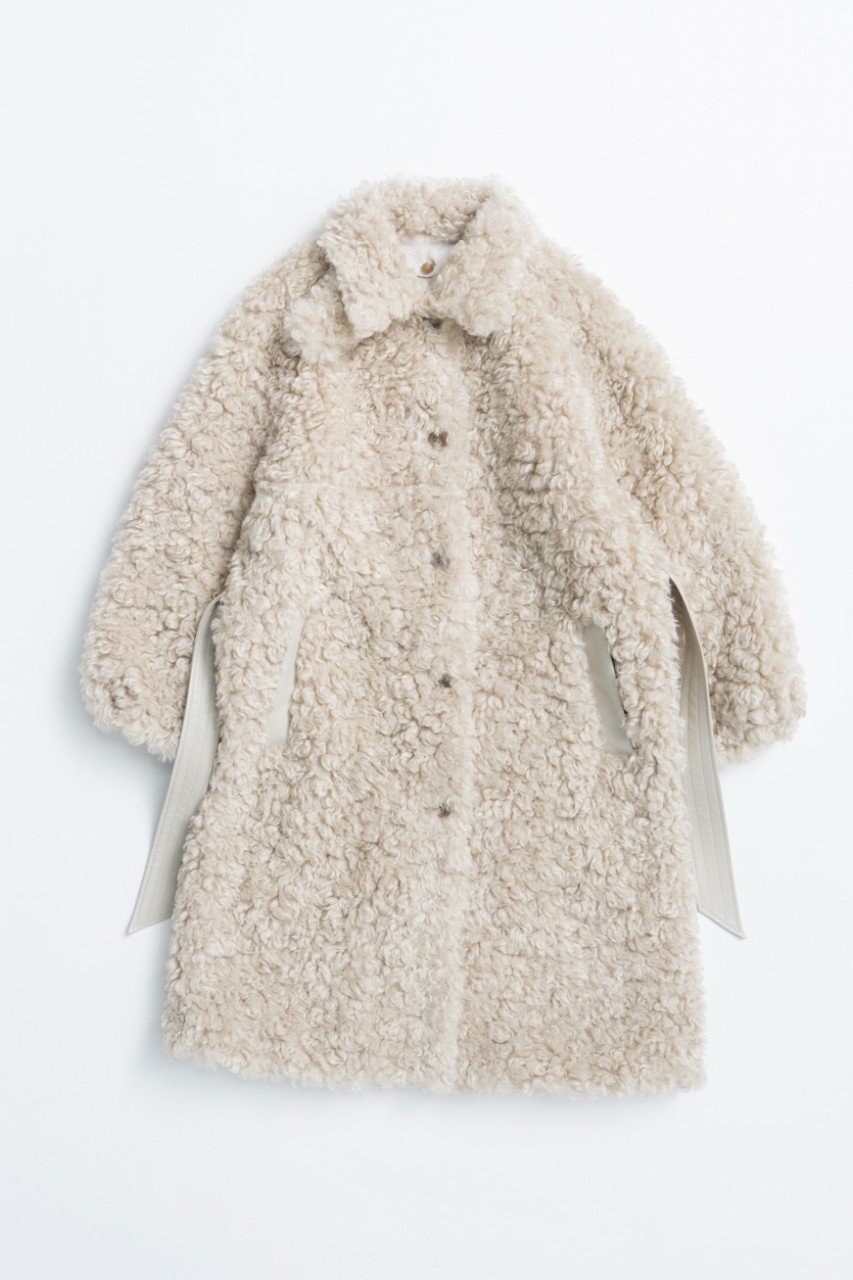 MAISON SPECIAL Multi-Fabric Long Coat / マルチファブリックロングコート (IVR(アイボリー), FREE) メゾンスペシャル ELLE SHOP