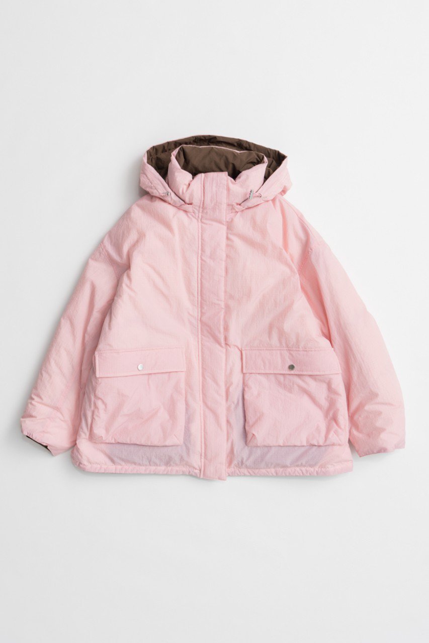 MAISON SPECIAL Reversible Middle Down Coat / リバーシブルミドルダウン (PNK(ピンク), FREE) メゾンスペシャル ELLE SHOP