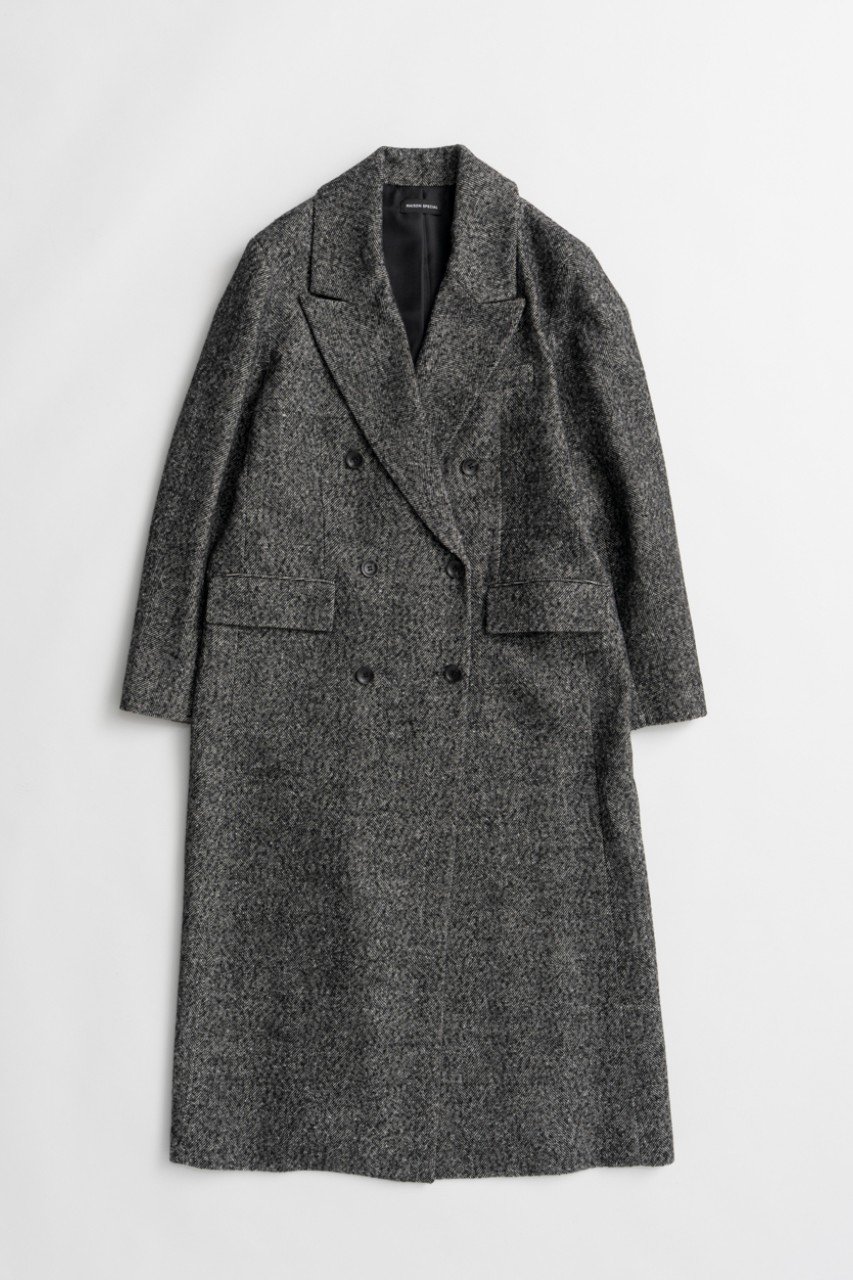 MAISON SPECIAL Box Chester Coat / ボックスチェスターコート (GRY(グレー), 36) メゾンスペシャル ELLE SHOP