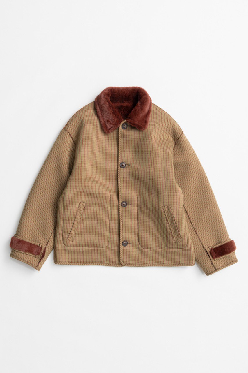 MAISON SPECIAL Reversible Boa Coat / リバーシブルボアコート (BGE(ベージュ), FREE) メゾンスペシャル ELLE SHOP