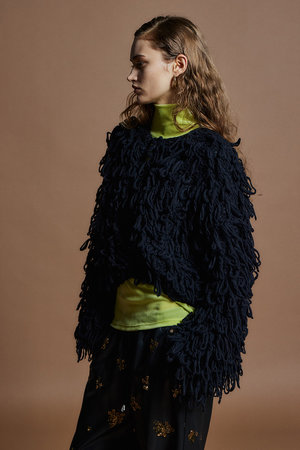 メゾンスペシャル/MAISON SPECIALの【予約販売】Hand Loop Knit Blouson / ハンドループニットブルゾン