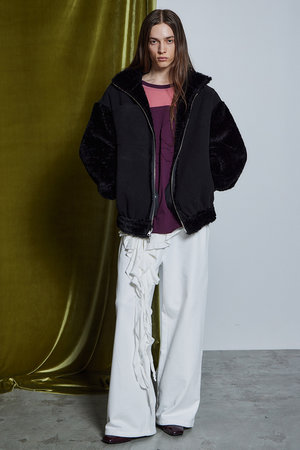 メゾンスペシャル/MAISON SPECIALの【予約販売】Reversible Boa Jacket / リバーシブルボアジャケット