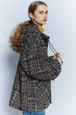Tweed Hoodie Coat / ツイードフーディコート