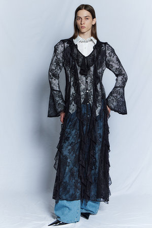 メゾンスペシャル/MAISON SPECIALの【予約販売】Many Ruffle Lace Dress / メニーラッフルレースドレス(110500/110503)