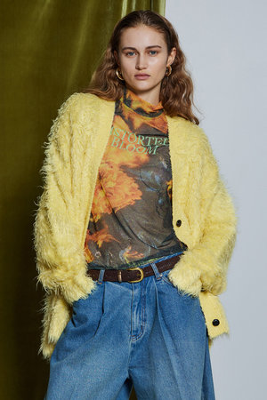 メゾンスペシャル/MAISON SPECIALの【予約販売】Wave Shaggy Knit Cardigan / ウェーブシャギーニットカーディガン(110300/110303)
